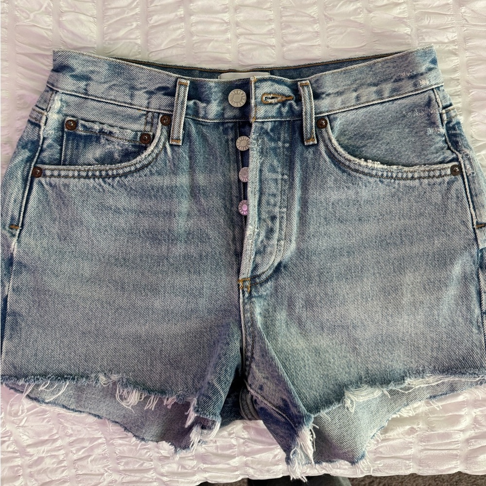 AGOLDE denim shorts